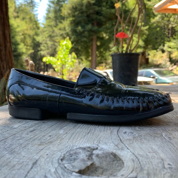 Cole Haan black patent leather loafer flats - Picture 3 of 14